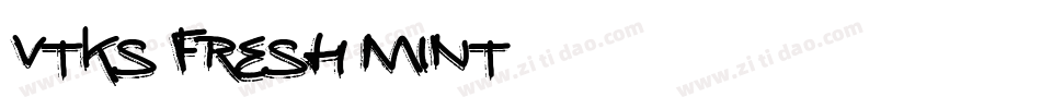 Vtks Fresh Mint字体转换